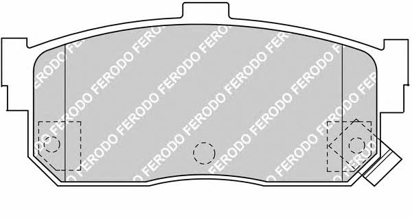 Ferodo FDB1104 Гальмівні колодки FERODO PREMIER, комплект FDB1104: Приваблива ціна - Купити у Польщі на 2407.PL!