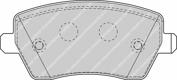 FERODO PREMIER disc brake pads, set Ferodo FDB1617