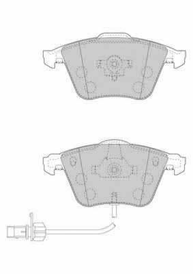 Ferodo FDB1827 FERODO PREMIER disc brake pads, set FDB1827: Buy near me in Poland at 2407.PL - Good price!