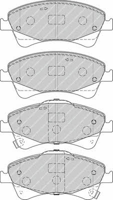 Ferodo FDB4326 FERODO PREMIER disc brake pads, set FDB4326: Buy near me in Poland at 2407.PL - Good price!