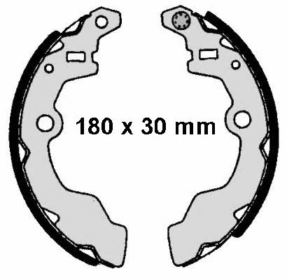 Ferodo FSB4013 Колодки гальмівні барабанні, комплект FSB4013: Приваблива ціна - Купити у Польщі на 2407.PL!