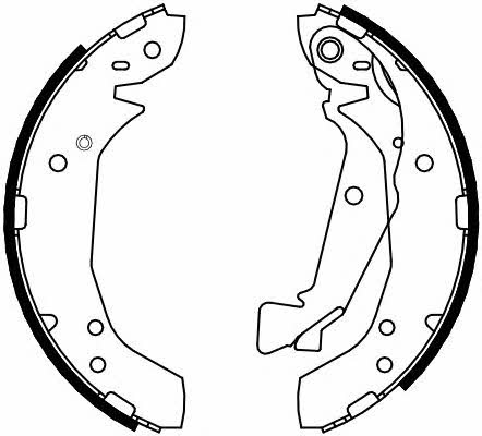 Ferodo FSB4082 Brake shoe set FSB4082: Buy near me in Poland at 2407.PL - Good price!