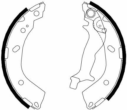 Ferodo FSB4083 Brake shoe set FSB4083: Buy near me in Poland at 2407.PL - Good price!