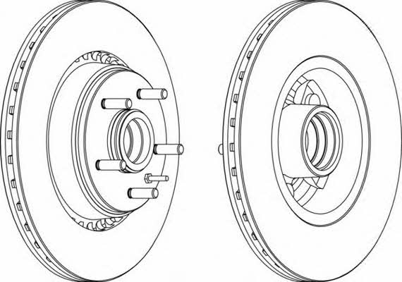 Ferodo DDF179 Innenbelüftete Bremsscheibe vorne DDF179: Kaufen Sie zu einem guten Preis in Polen bei 2407.PL!