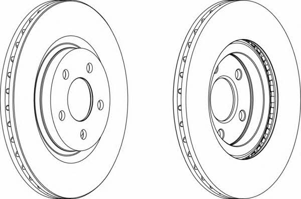 Ferodo DDF1153 Innenbelüftete Bremsscheibe vorne DDF1153: Bestellen Sie in Polen zu einem guten Preis bei 2407.PL!