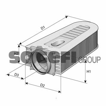 Fiaam PA7666 Air filter PA7666: Buy near me in Poland at 2407.PL - Good price!