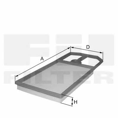 Fil filter HP 2146 Повітряний фільтр HP2146: Приваблива ціна - Купити у Польщі на 2407.PL!