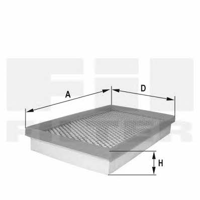 Fil filter HP 2221 Воздушный фильтр HP2221: Отличная цена - Купить в Польше на 2407.PL!