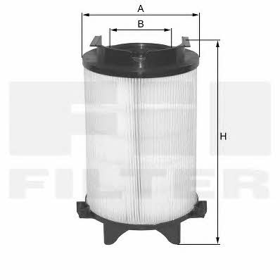 Fil filter HP 2606 Воздушный фильтр HP2606: Отличная цена - Купить в Польше на 2407.PL!