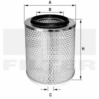 Fil filter HP 4551 Воздушный фильтр HP4551: Отличная цена - Купить в Польше на 2407.PL!