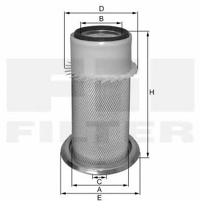 Fil filter HP 4564 K Air filter HP4564K: Buy near me in Poland at 2407.PL - Good price!