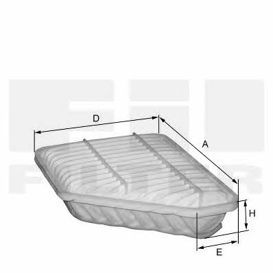 Fil filter HP 5058 Air filter HP5058: Buy near me in Poland at 2407.PL - Good price!