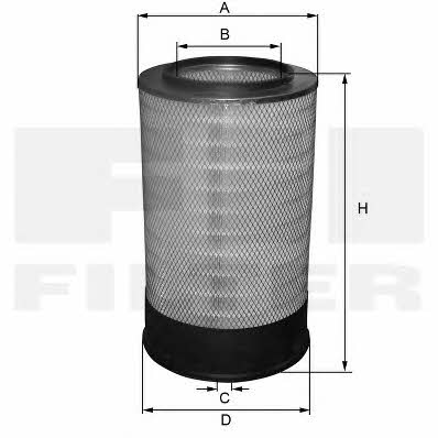 Fil filter HP 741 Air filter HP741: Buy near me in Poland at 2407.PL - Good price!