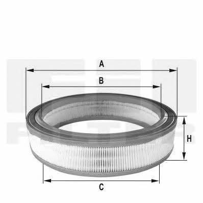 Fil filter HPU 4374 Повітряний фільтр HPU4374: Приваблива ціна - Купити у Польщі на 2407.PL!