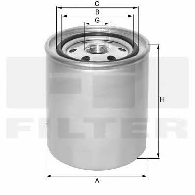 Fil filter ZP 598 F Топливный фильтр ZP598F: Отличная цена - Купить в Польше на 2407.PL!