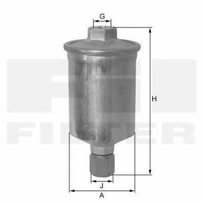 Fil filter ZP 8024 FL Fuel filter ZP8024FL: Buy near me in Poland at 2407.PL - Good price!