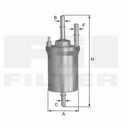 Fil filter ZP 8100 FL Fuel filter ZP8100FL: Buy near me in Poland at 2407.PL - Good price!