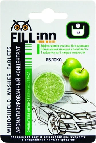 Fill inn FL109 Summer windshield washer fluid, (tablet), Apple, 1 pcs FL109: Buy near me at 2407.PL in Poland at an Affordable price!