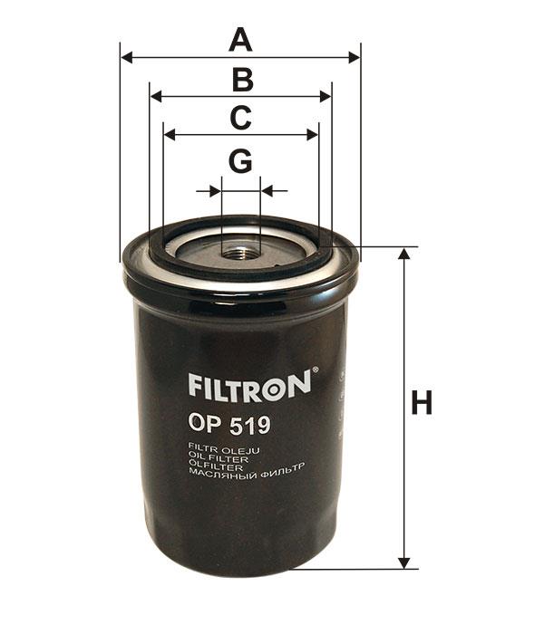 Масляный фильтр Filtron OP 519