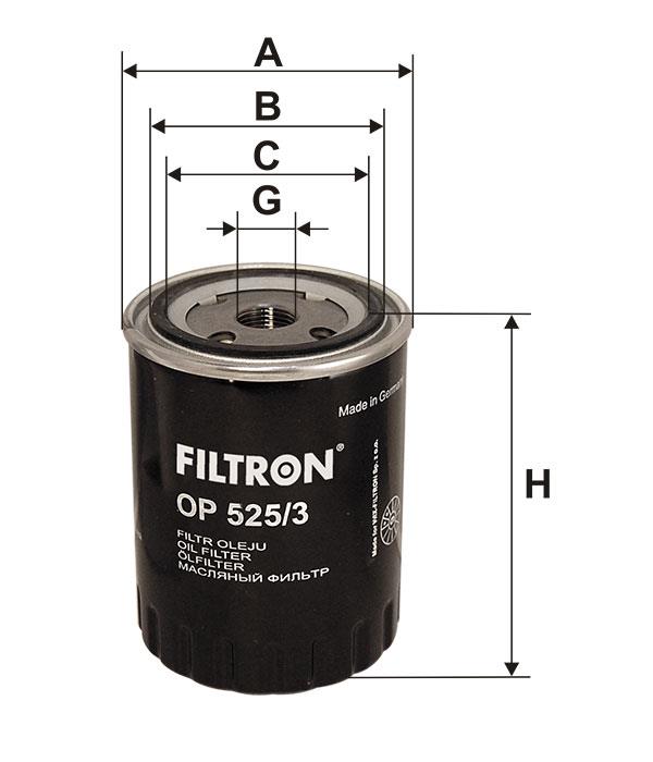 Фільтр масляний Filtron OP 525&#x2F;3