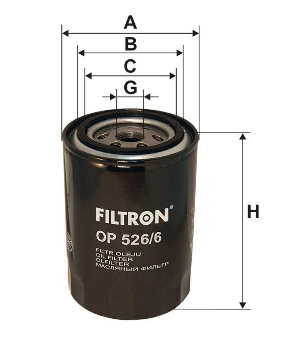 Масляный фильтр Filtron OP 526&#x2F;6