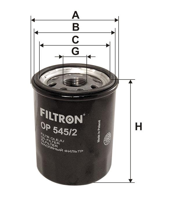 Filtr oleju Filtron OP 545&#x2F;2