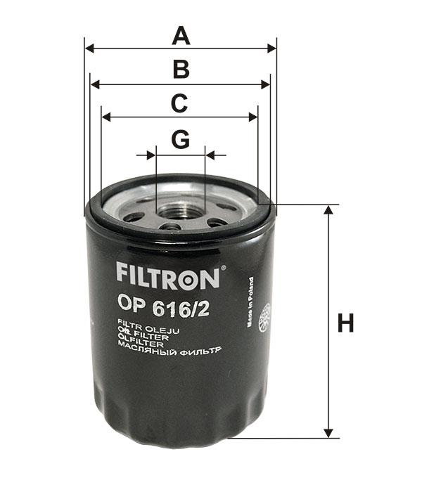 Filtr oleju Filtron OP 616&#x2F;2