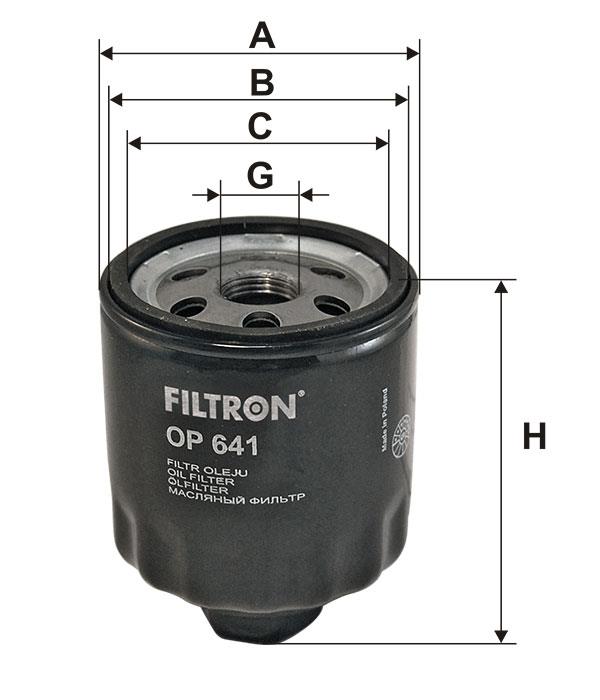 Oil Filter Filtron OP 641