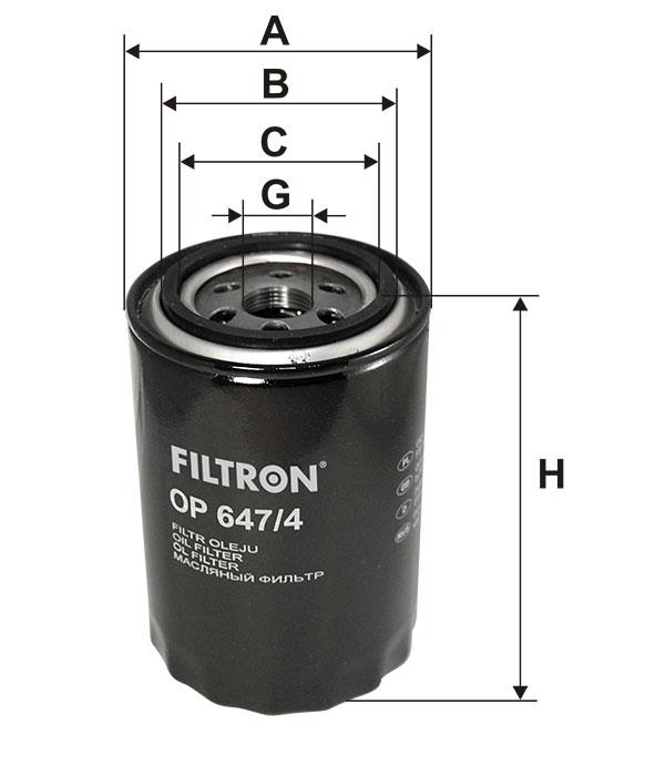 Filtr oleju Filtron OP 647&#x2F;4
