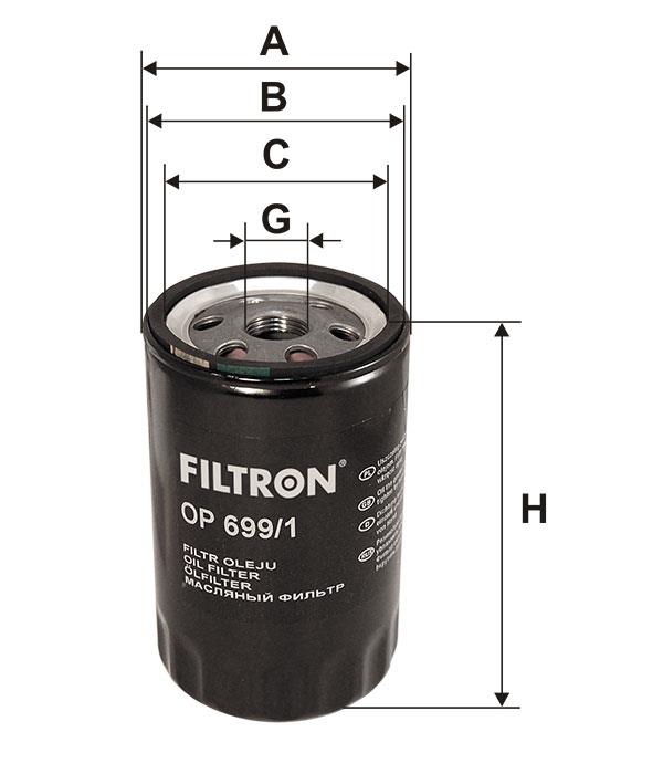 Oil Filter Filtron OP 699&#x2F;1