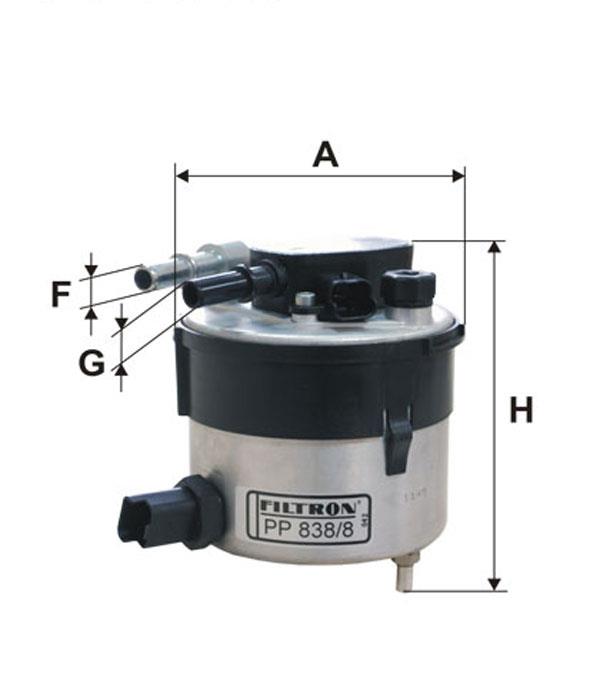 Filtron PP 838/8 Fuel filter PP8388: Buy near me in Poland at 2407.PL - Good price!
