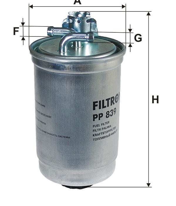 Фільтр палива Filtron PP 839