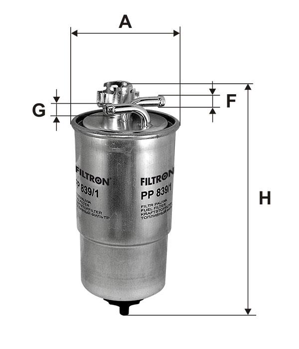 Топливный фильтр Filtron PP 839&#x2F;1