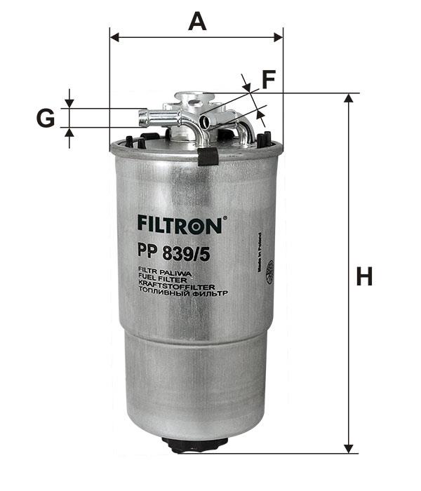 Фільтр палива Filtron PP 839&#x2F;5