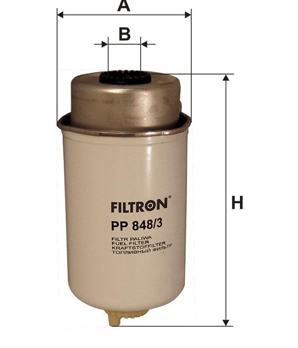 Fuel filter Filtron PP 848&#x2F;3