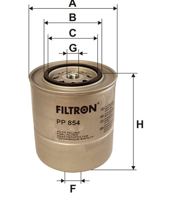 Fuel filter Filtron PP 854