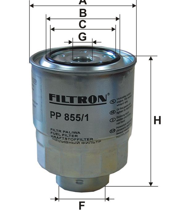 Kraftstofffilter Filtron PP 855&#x2F;1