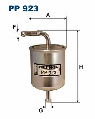 Filtron PP923 Fuel filter PP923: Buy near me at 2407.PL in Poland at an Affordable price!