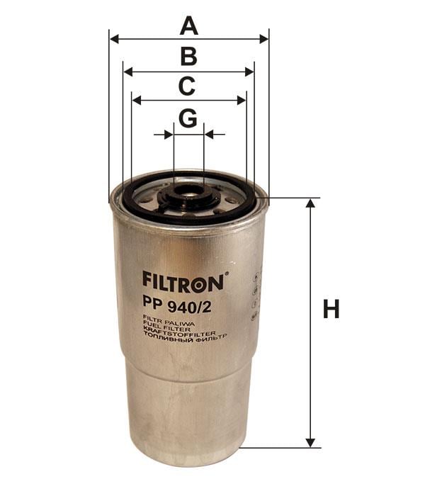Фільтр палива Filtron PP 940&#x2F;2
