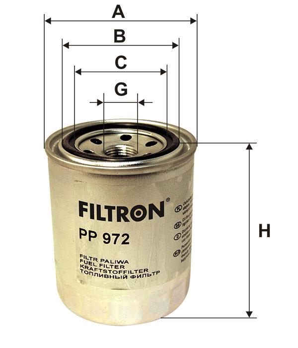 Kraftstofffilter Filtron PP 972