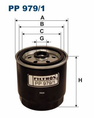 Fuel filter Filtron PP 979&#x2F;1