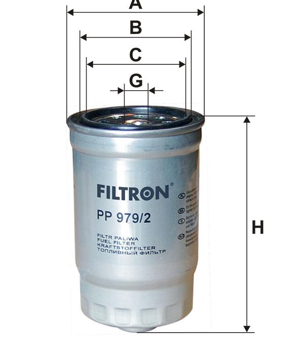 Kraftstofffilter Filtron PP 979&#x2F;2