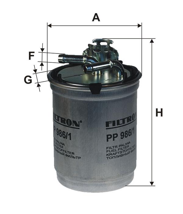 Kraftstofffilter Filtron PP 986&#x2F;1