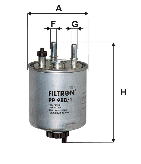 Топливный фильтр Filtron PP 988&#x2F;1