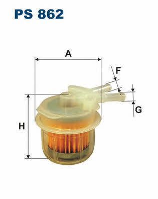 Filtron PS862 Fuel filter PS862: Buy near me in Poland at 2407.PL - Good price!