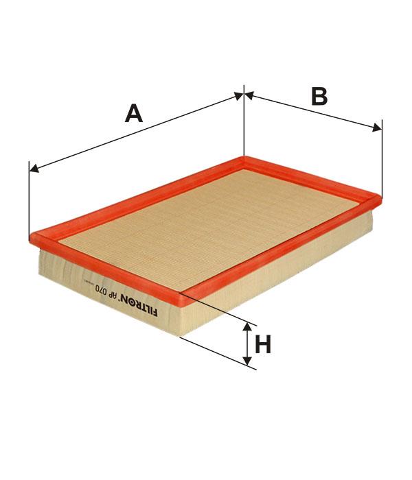 Повітряний фільтр Filtron AP 070