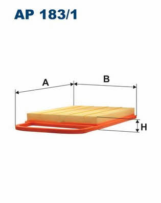 Повітряний фільтр Filtron AP 183&#x2F;1