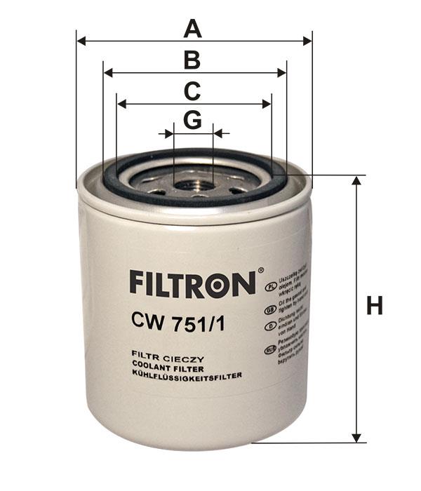 Filtr osuszacza powietrza Filtron CW 751&#x2F;1