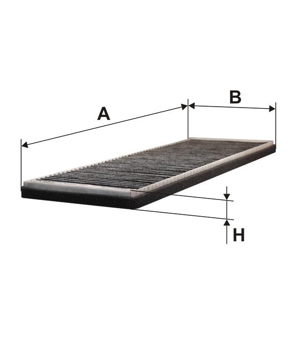 Activated Carbon Cabin Filter Filtron K 1000A