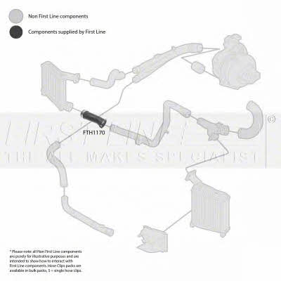 First line FTH1170 Przewód powietrza doładowującego FTH1170: Dobra cena w Polsce na 2407.PL - Kup Teraz!